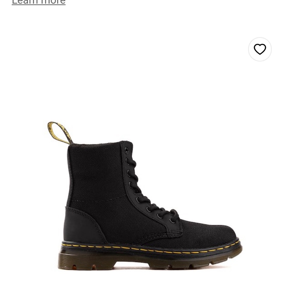Dr. Martens unisex Kids Black Combs J